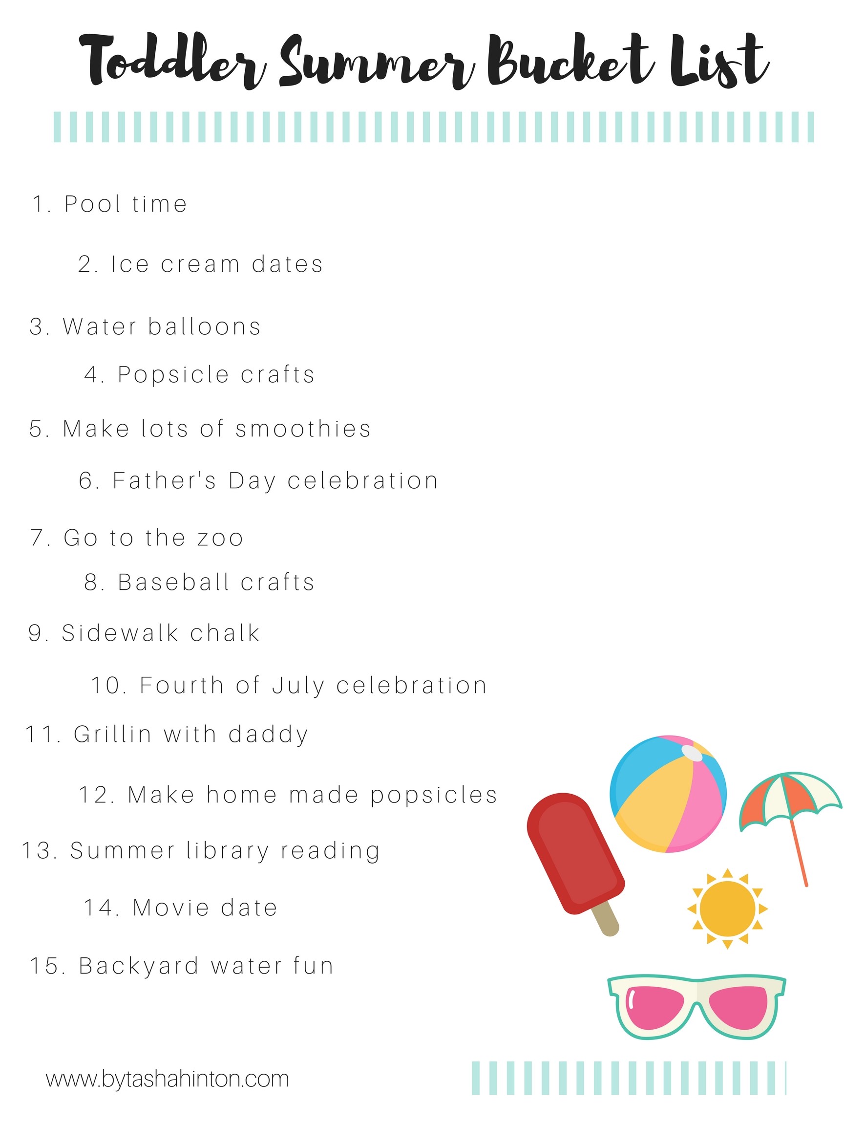 Activities to do with your toddler this summer