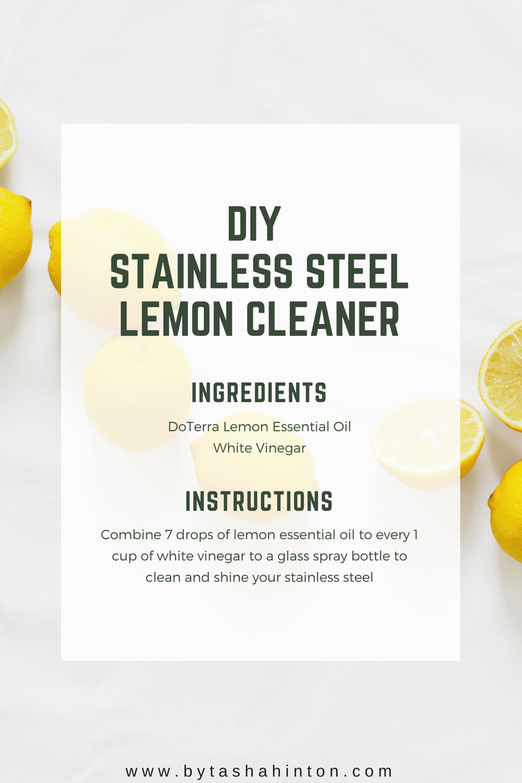 DIY Stainless Steel Lemon Cleaner