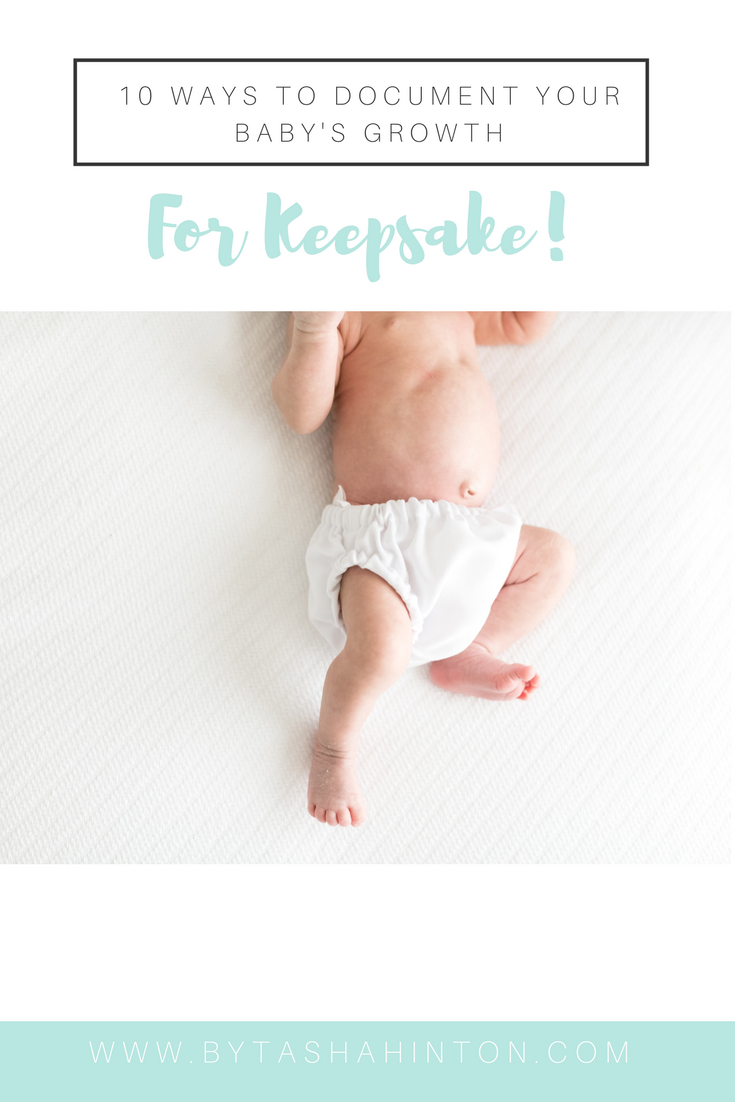 cute ways to document your baby's growth