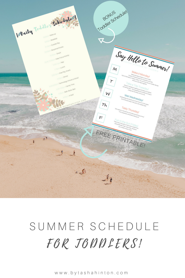 Summer Schedule for Toddlers